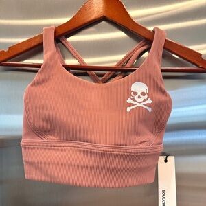 NWT Lululemon Energy Bra in Ribbed Spiced Chai , Longline Soul Cycle Collab NEW